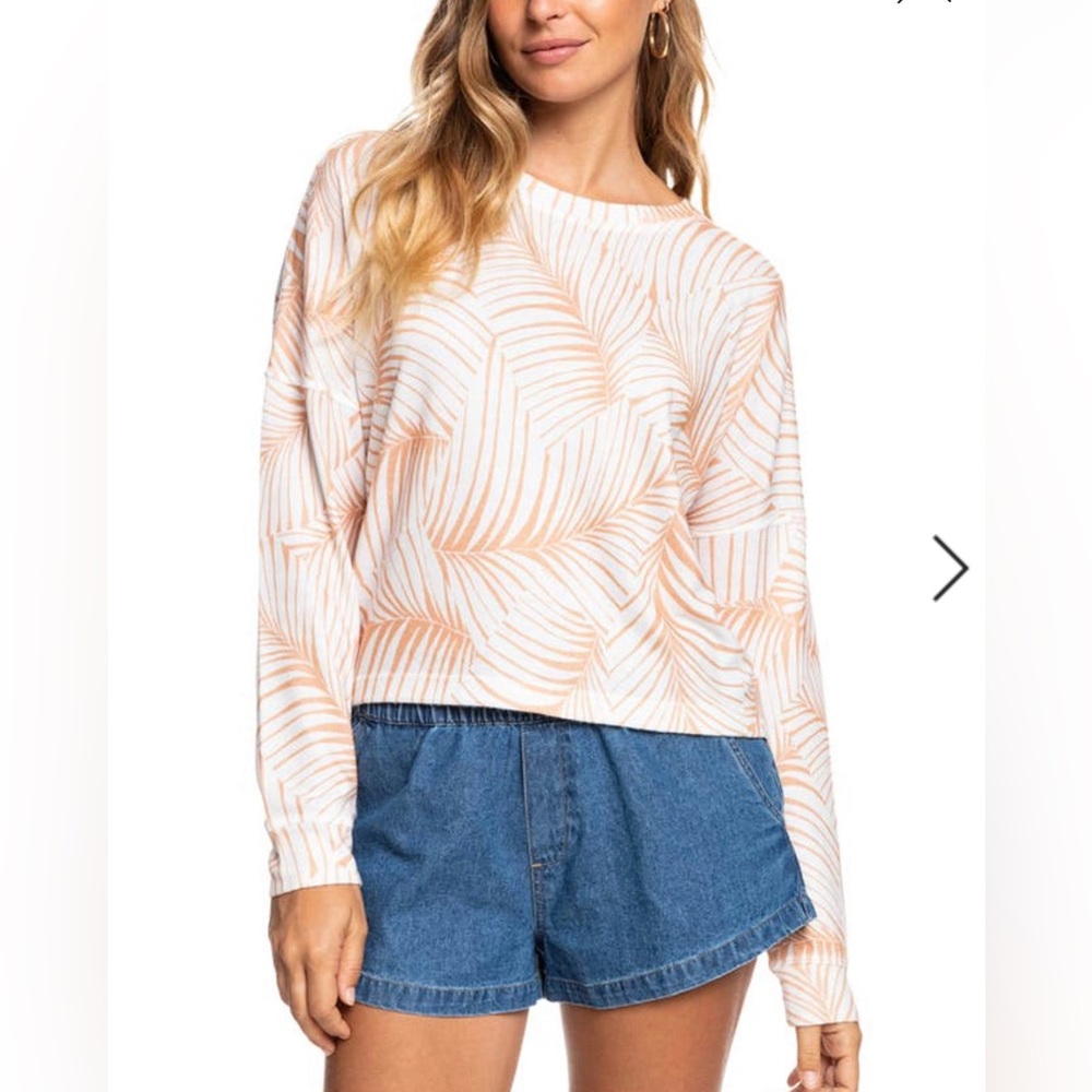 Roxy Current Mood Palm Women’s Lightweight Crewneck